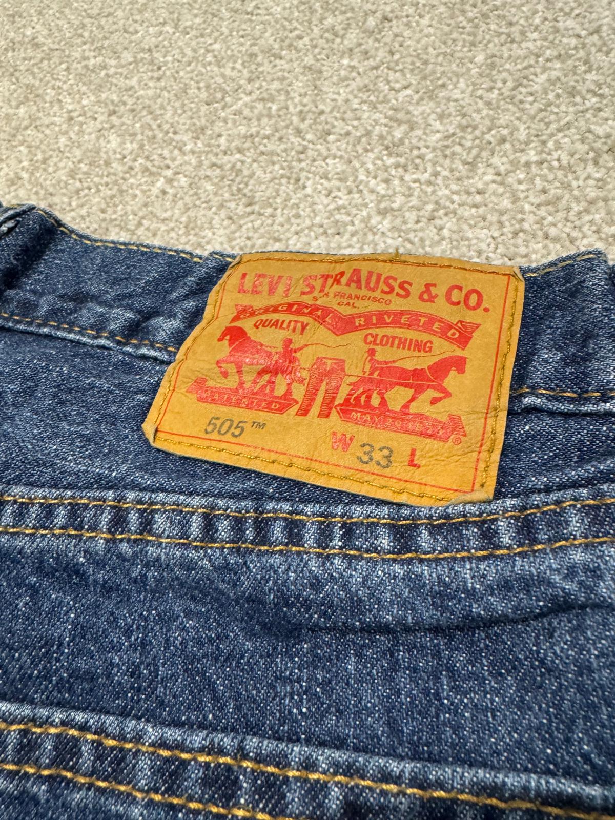 Levi Strauss & Co 505 Denim Shorts W33
