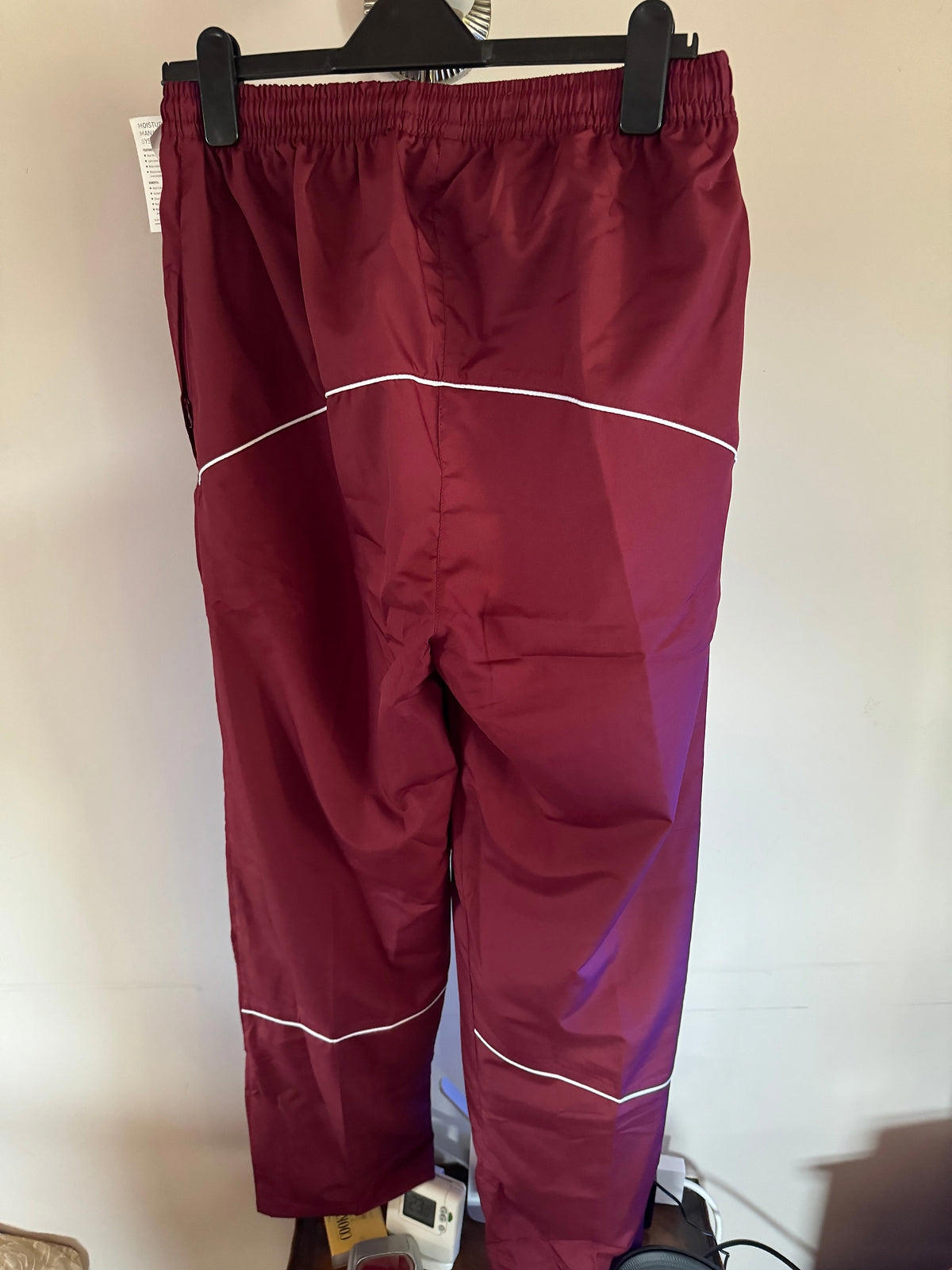 GM Gunn & Moore Cricket Tracksuit Trousers Maroon Medium
