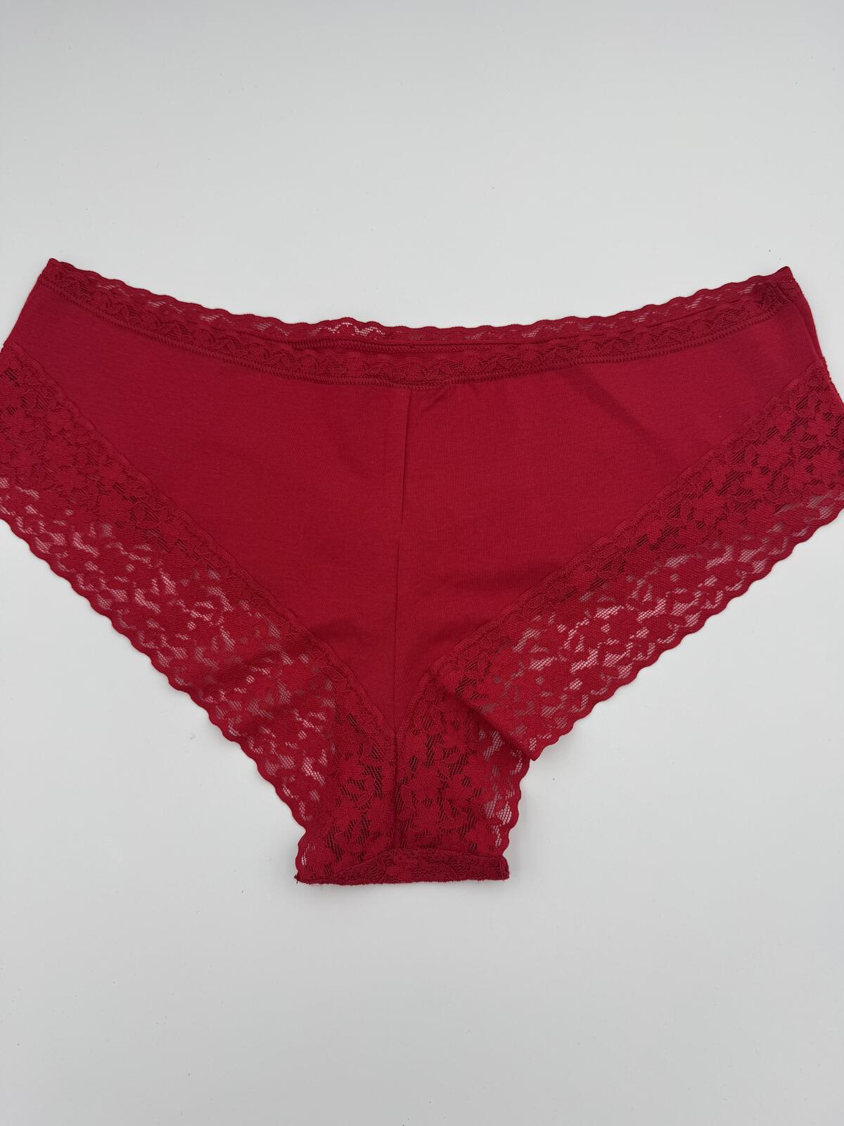 Red Knickers with bow 5 Pack Large