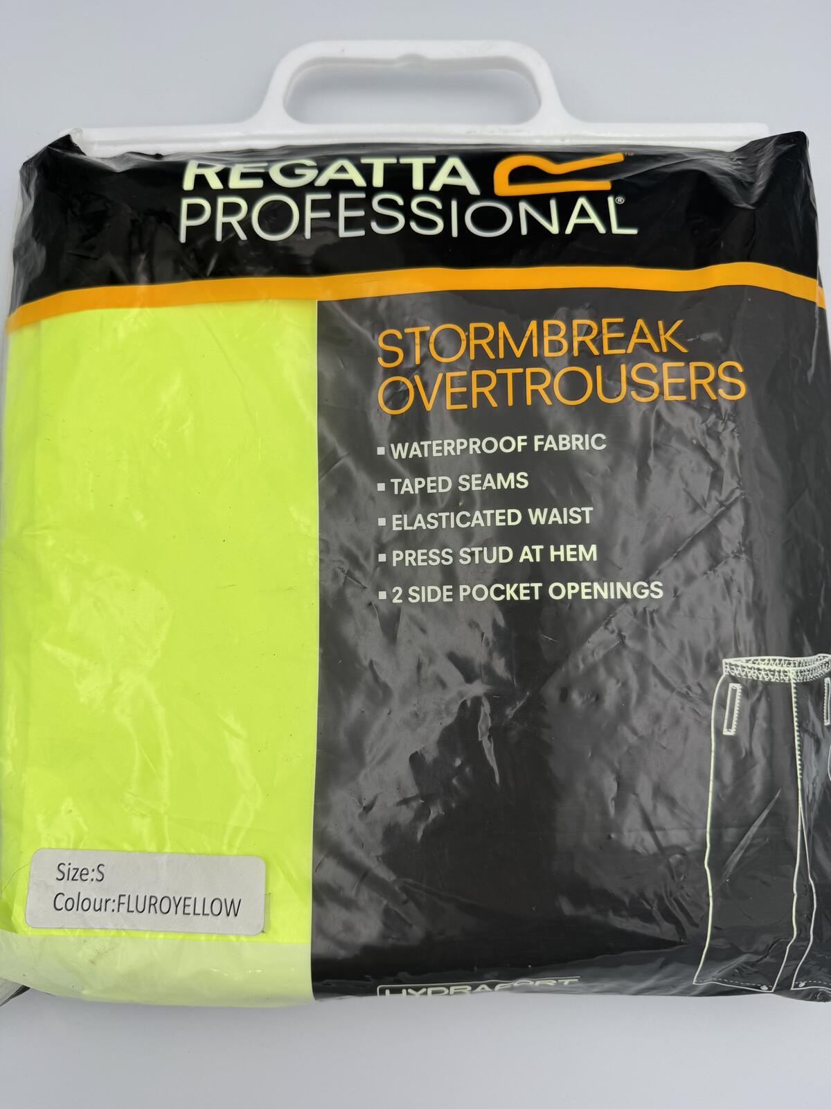 Regatta Professional Stormbreak Overtrousers Yellow S