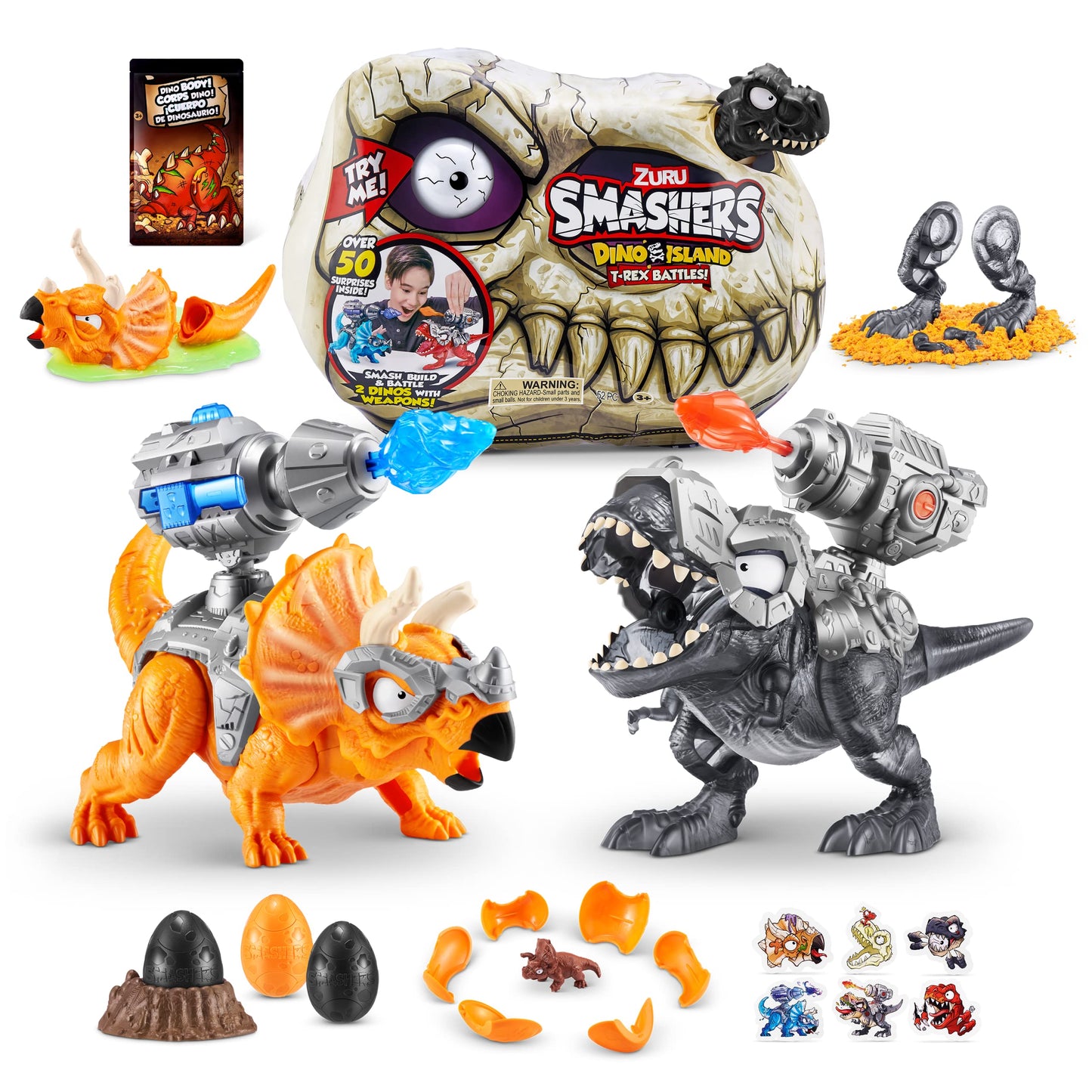 Smashers Dino Island T - Rex Battles - Zaja Sales Ltd