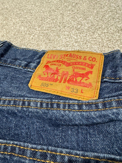 Levi Strauss & Co 505 Denim Shorts W33