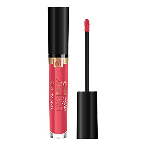 Max Factor Lipfinity Velvet Matte Lipstick, Matte Merlot - 3.5 ml