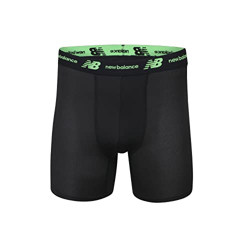 New Balance Men's Mesh 5" No Fly Boxer Brief (4 Pack) Boxer Briefs (pack of 4)
