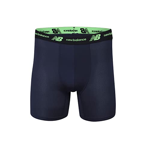 New Balance Men's Mesh 5" No Fly Boxer Brief (4 Pack) Boxer Briefs (pack of 4)
