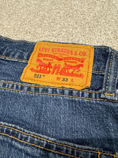 Levi Strauss & Co 511 Denim Shorts W33