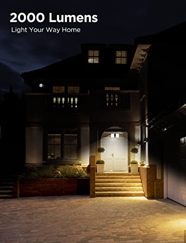 Link2Home 2K 4MP Security Floodlight Camera, Wireless WiFi Wired Camera with Color Night Vision