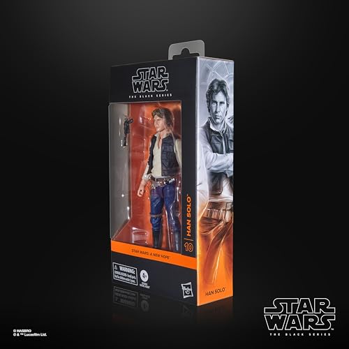 Star Wars The Black Series Han Solo, A New Hope Premium Collectible 15-cm Action Figure