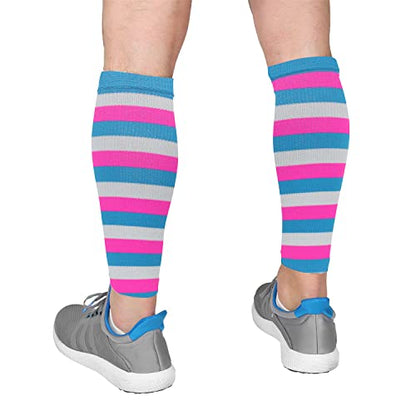 Calf Compression Sleeve - Leg Compression Socks for Shin Splint, & Calf Pain Relief - Men, Women, and Runners - Calf Guard for Running, Cycling, Maternity, Travel, Nurses