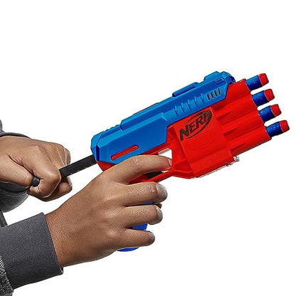 Nerf Alpha Strike Claw Blaster Set - Includes 2 Blasters and 10 Official Nerf Elite Darts - Each Blaster Fires 4 Darts in a Row