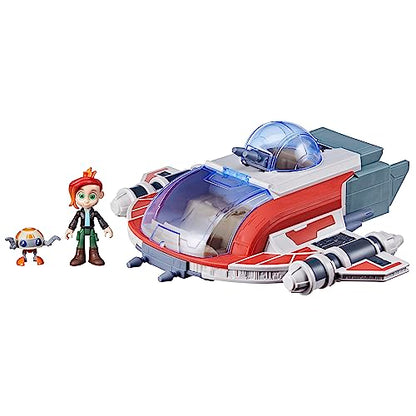 Star Wars Lys Solay Figure & Speeder Bike, 4"-Scale Action Figures & Vehicles, Toys for Kids
