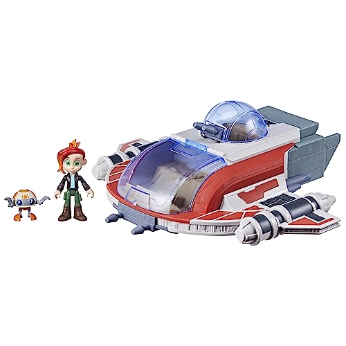 Star Wars Lys Solay Figure & Speeder Bike, 4"-Scale Action Figures & Vehicles, Toys for Kids