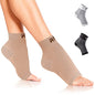 Run Forever Sports Plantar Fasciitis Foot Compression Sleeves (Pair) - Lightweight Ankle Brace