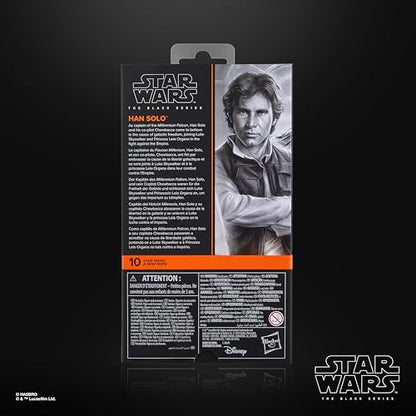 Star Wars The Black Series Han Solo, A New Hope Premium Collectible 15-cm Action Figure