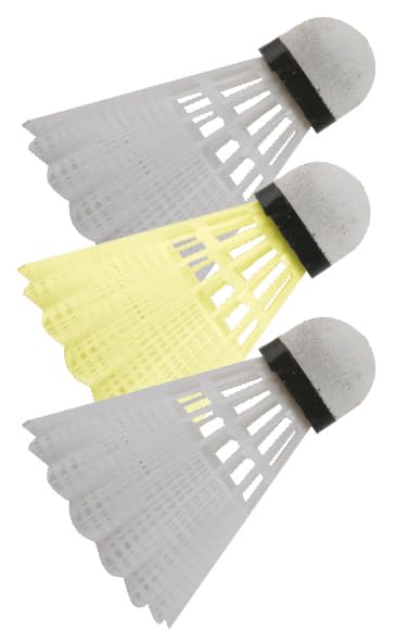 Talbot Torro White/Yellow Tech 150 Synthetic Shuttlecock 3 Pack