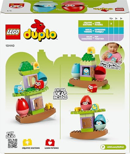 LEGO DUPLO My First Balancing & Stacking Tree - Toddler Learning Toy for 1+ Year Old Girls & Boys - Fine Motor Skills Building Set with 2 Bird Figures - 10440