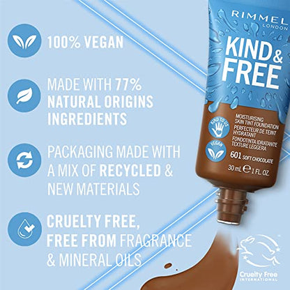 Rimmel Kind + Free Moisturising Skin Tint Foundation, Vanilla 160