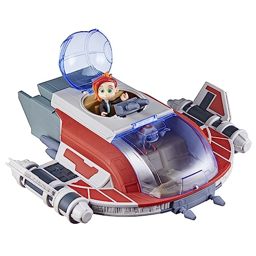 Star Wars Lys Solay Figure & Speeder Bike, 4"-Scale Action Figures & Vehicles, Toys for Kids