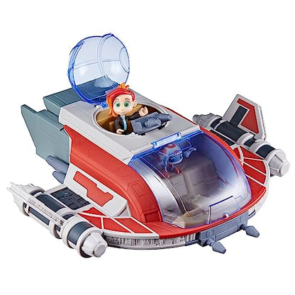 Star Wars Lys Solay Figure & Speeder Bike, 4"-Scale Action Figures & Vehicles, Toys for Kids
