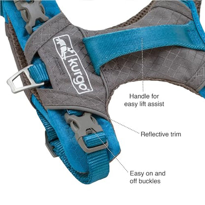 Kurgo Journey Air Harness, Dog Harness for Running and Walking