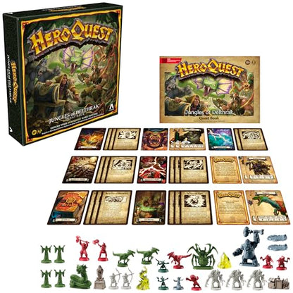 Avalon Hill HeroQuest Jungles of Delthrak Quest Pack, Requires HeroQuest Game System to Play, Roleplaying Games - English Version
