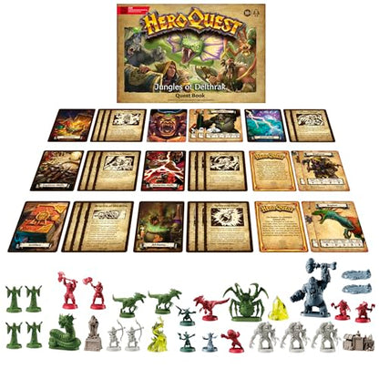 Avalon Hill HeroQuest Jungles of Delthrak Quest Pack, Requires HeroQuest Game System to Play, Roleplaying Games - English Version