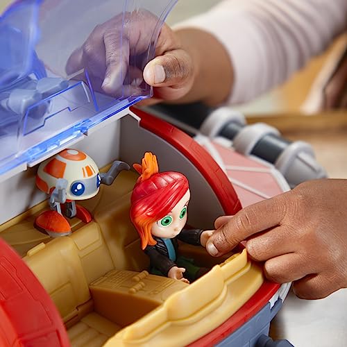 Star Wars Lys Solay Figure & Speeder Bike, 4"-Scale Action Figures & Vehicles, Toys for Kids