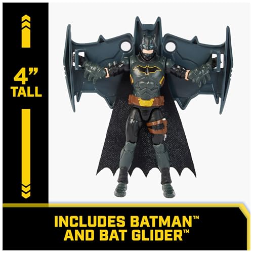 DC Batman, Ultimate Transforming Batmobile Playset, 2-in-1 Batman Playset with Exclusive Figure and Glider, Lights and Sounds, Kids Toys for Boys and Girls 4+