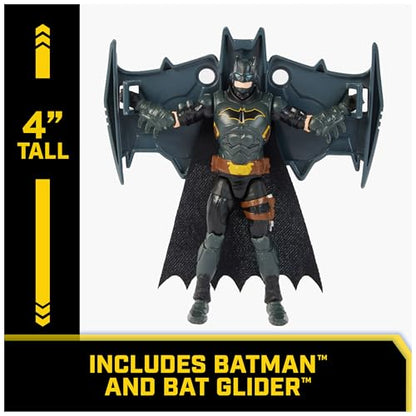 DC Batman, Ultimate Transforming Batmobile Playset, 2-in-1 Batman Playset with Exclusive Figure and Glider, Lights and Sounds, Kids Toys for Boys and Girls 4+