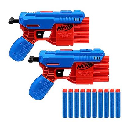 Nerf Alpha Strike Claw Blaster Set - Includes 2 Blasters and 10 Official Nerf Elite Darts - Each Blaster Fires 4 Darts in a Row