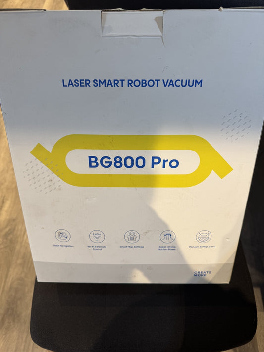 Robot vacuum cleaner. Bagotte BG800 PRO rrp £239.99 wifi control