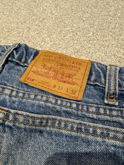 Levi Strauss & Co 516 Denim Shorts W33 L32
