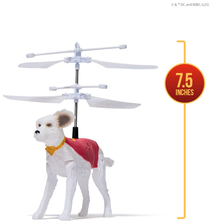 DC Comics, SUPERMAN Up in the Sky! Flying Krypto, RC Toys and Remote Control Toys for Kids, 19-cm Hovering Superdog, For Ages 4 and Up