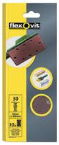 Flexovit Orbital Sander Sheets 120g Pack 6 93x185