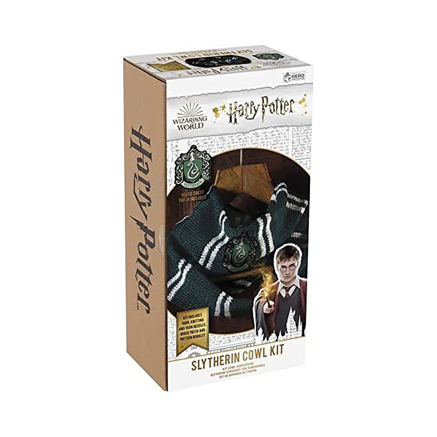 Wizarding World - Slytherin Infinity Scarf - Harry Potter Wizarding World Knitting Kits by Eaglemoss Collections