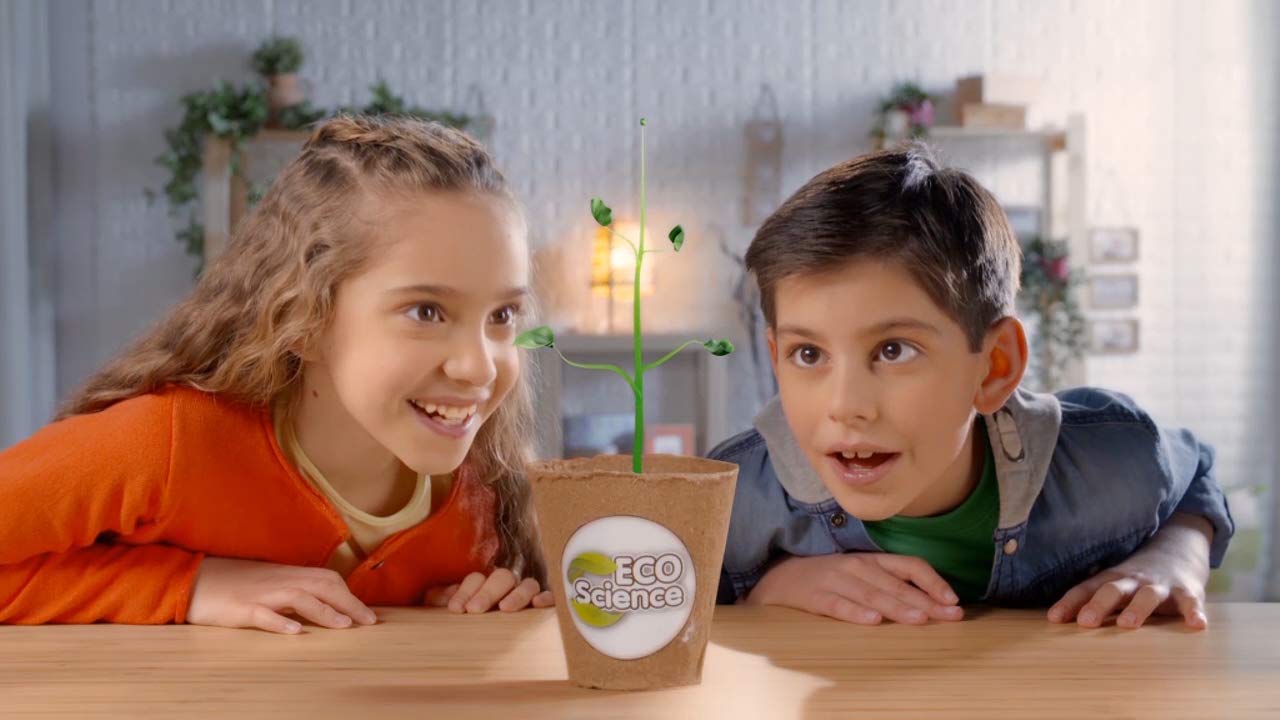Science 4 You Green Science Kit for Kids Ages 6+ w/ 15+ Science Experiments: Cress Seeds for Kids to Grow, 60pcs Puzzle, Garden Windmill, Rocket Launcher, Eco Friendly Gift and Toy for Boys and Girls