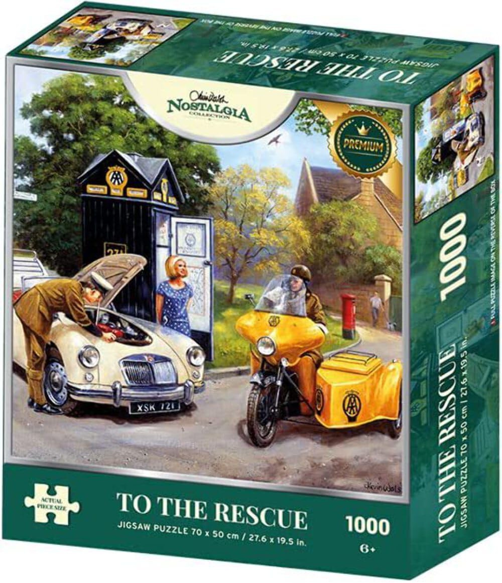 Kevin Walsh Nostalgia K33024 To The Rescue 1000 Piece Jigsaw Puzzle