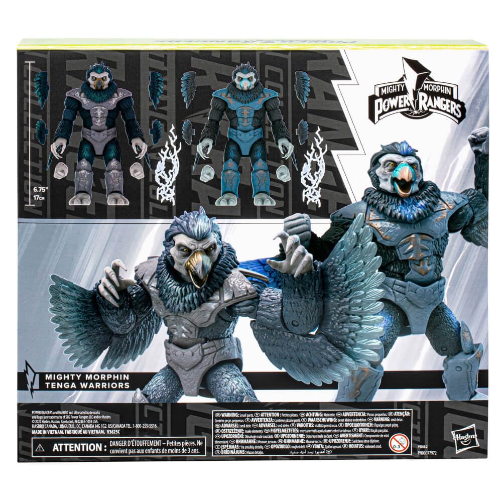 Power Rangers Lightning Collection pack 2 figurines 2022 Mighty Morphin Tenga Warriors 15 cm