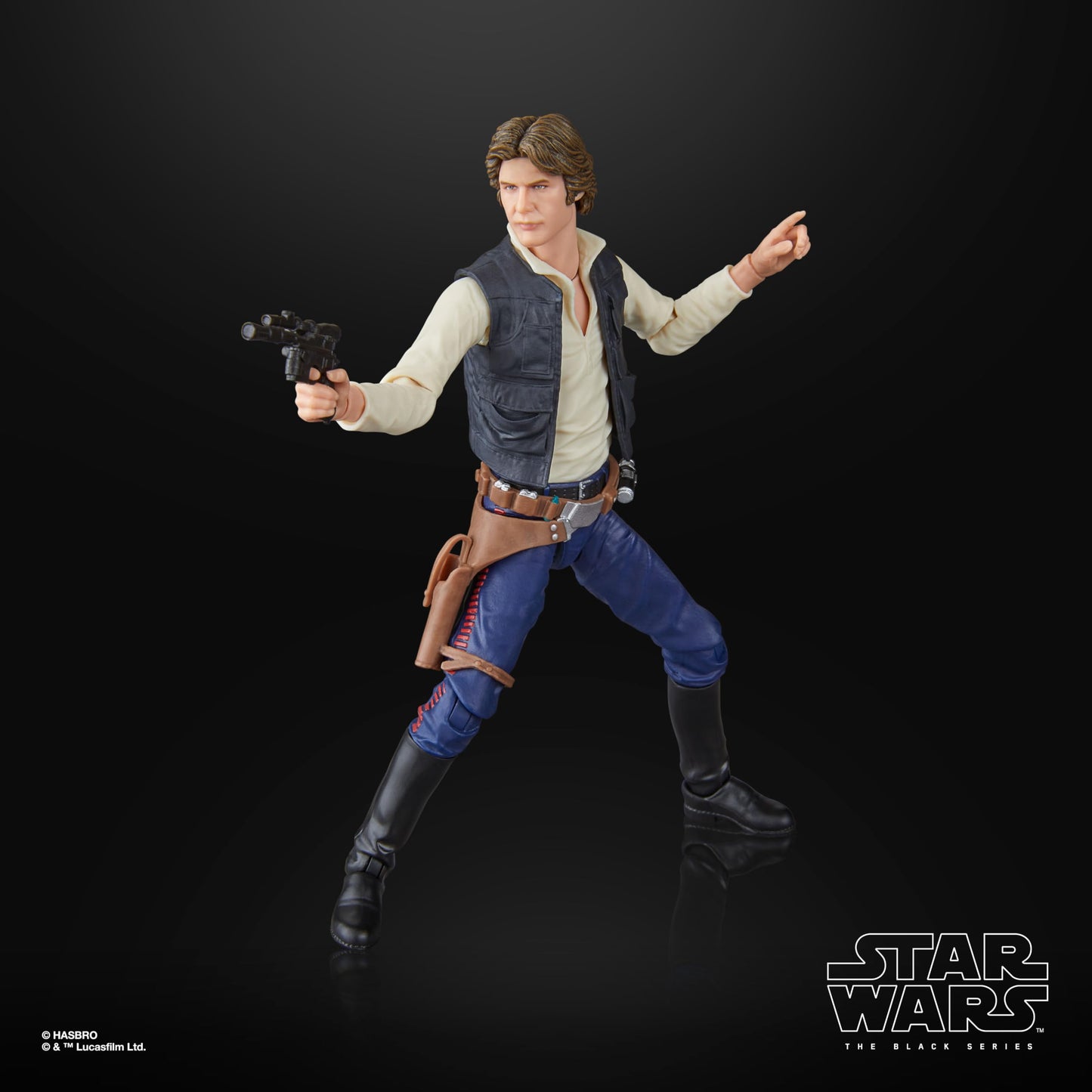 Star Wars The Black Series Han Solo, A New Hope Premium Collectible 15-cm Action Figure