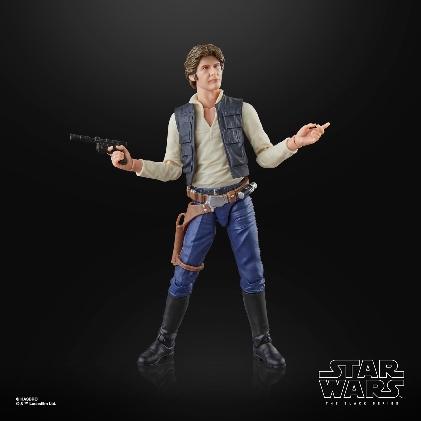 Star Wars The Black Series Han Solo, A New Hope Premium Collectible 15-cm Action Figure