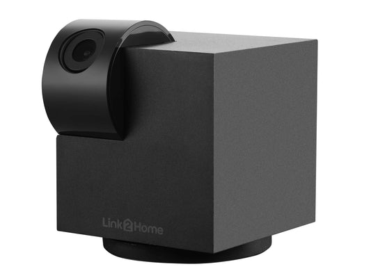 Link2Home WiFi Indoor USB Camera with Pan and Tilt – For Home Security, Surveillance, CCTV, No Hub Required (Black)
