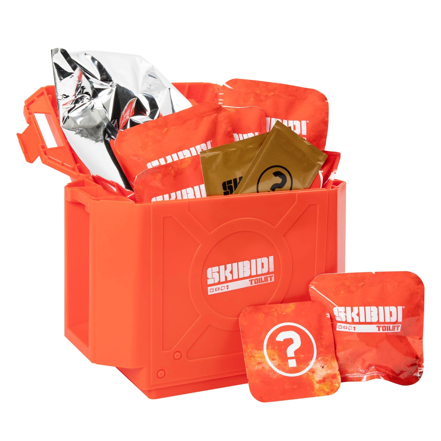 SKIBIDI Toilet Giant Mystery Loot Box, with 20 Mystery Surprises, YouTube Animation Sensation, Exclusive Mystery Figures, Officially Licensed Toilet Merch