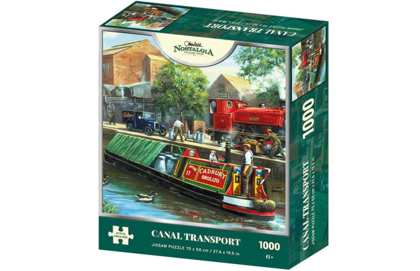 Kevin Walsh Nostalgia Canal Transport 1000pc Jigsaw Puzzle
