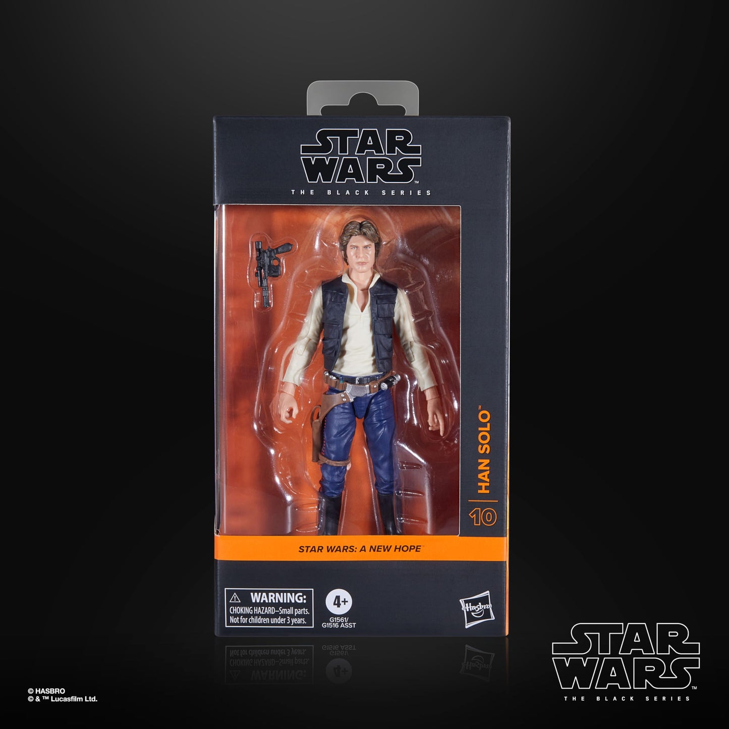 Star Wars The Black Series Han Solo, A New Hope Premium Collectible 15-cm Action Figure
