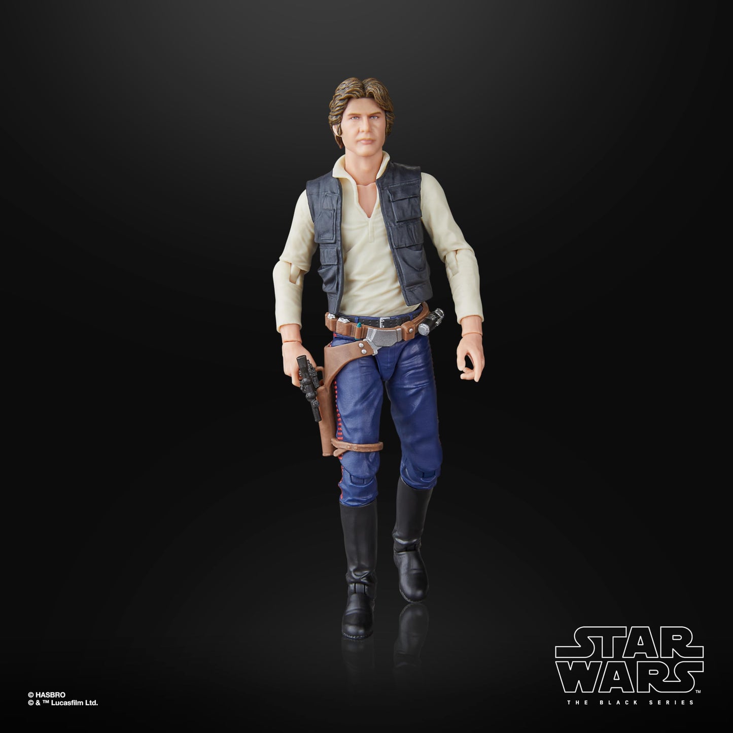 Star Wars The Black Series Han Solo, A New Hope Premium Collectible 15-cm Action Figure