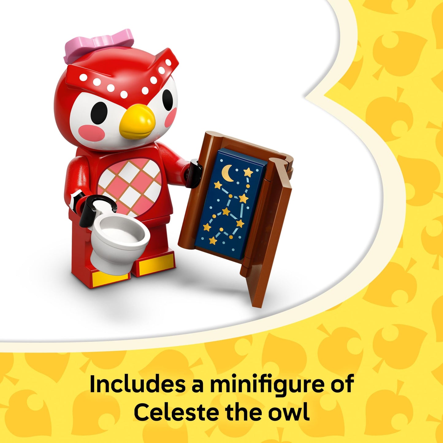 LEGO Animal Crossing Stargazing with Celeste, Creative Astronomy Toy Set for 6 Plus Year Old Girls & Boys, with Character Minifigure and Telescope, Birthday Gift Idea, Great for fun Role Play 77053