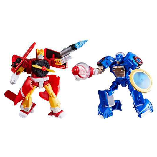 Transformers Collaborative Sonic the Hedgehog x Wingtail and Blue Booster Action Figures