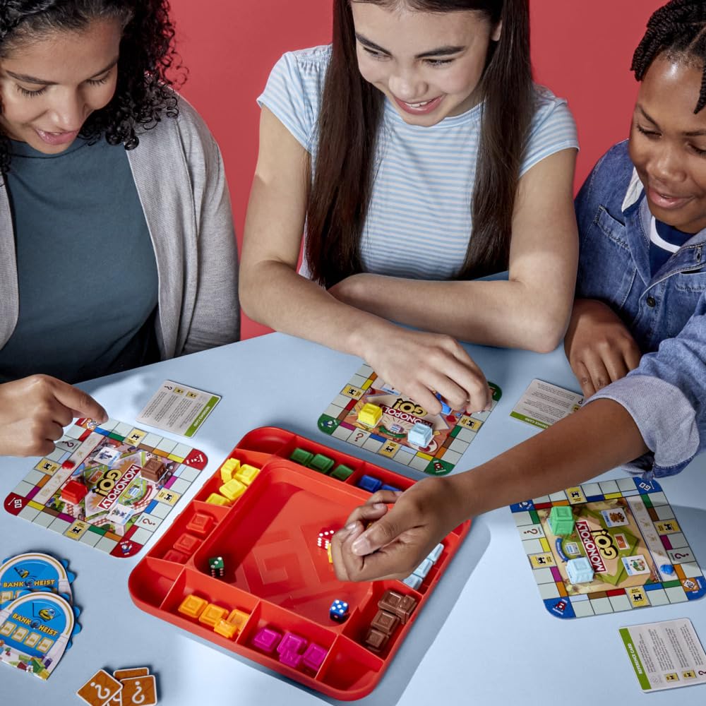 Hasbro Gaming Monopoly GO! Strategy Game for 8+ Year Old Kids, for 2-4 Players, Family Party Games for Children and Adults