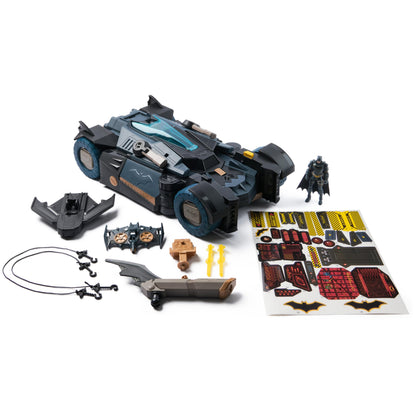 DC Batman, Ultimate Transforming Batmobile Playset, 2-in-1 Batman Playset with Exclusive Figure and Glider, Lights and Sounds, Kids Toys for Boys and Girls 4+
