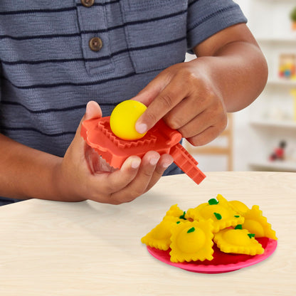 Play-Doh Pasta Dinner Playset, Kitchen Toy with 35+ Accessories, Ages 3+, Includes Pasta Maker, Play Mat & 10 Colors of Play-Doh